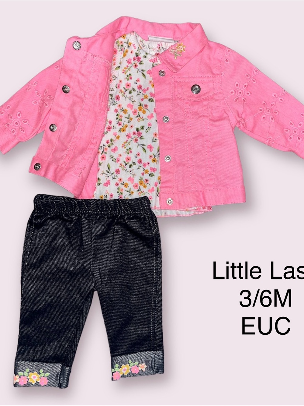 Little Lass Baby Girl 3-Piece Set